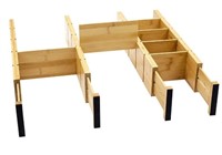 Adjustable Bamboo Drawer Organizer