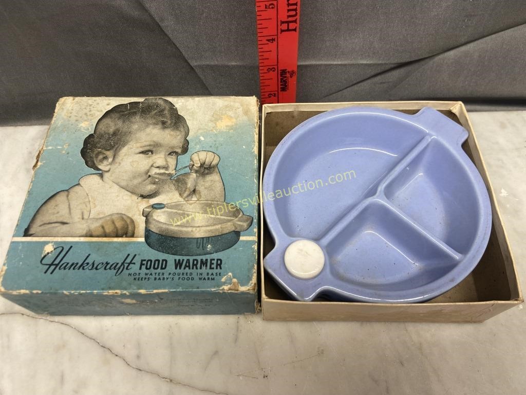 Vintage childs food warmer bowl