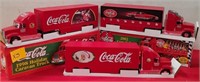 328 -LOT OF 3 COCA-COLA COLLECTION DIE-CAST TRUCKS