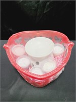 Heart Tealight Basket With 8 Melts