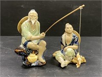 Asian Fisherman Figurine & More