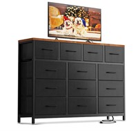 ODK Long TV Stand / Dresser with 3 Outlets