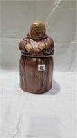 Vintage monk cookie jar