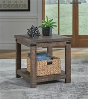 Ashley Hollum Rustic Brown End Table