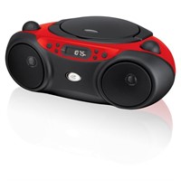 OF3553  GPX CD AM/FM Boombox - Red BC232R