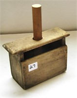 Antique Wooden Butter Press