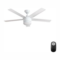 Merwry 52 In. Integrated Led White Ceiling Fan