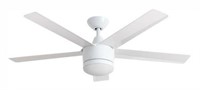 Merwry 52 In. Integrated Led White Ceiling Fan