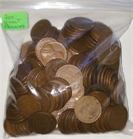 Lot Of 200 Wheat Back Pennies