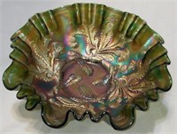 Pair Of Vintage Carnival Glass Bowls- Fenton &