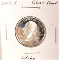 2007 S Idaho Washington Silver Quarter