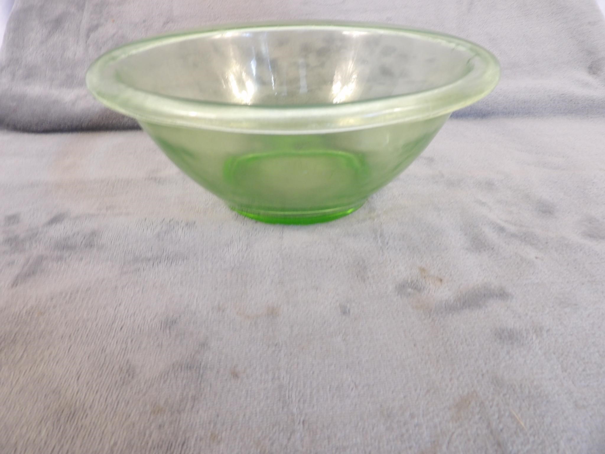 Uranium Glass Mixing Bowl