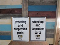 MINT CONDITION NAPA TIN SIGNS - NEVER USED