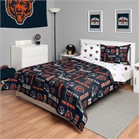 FOCO NFL Team Logo Bed in a Bag Comforter 5-Pc Set