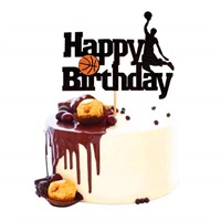 Basketball Cake Topper Basketball Happy Birthday C