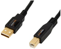 Basics USB-A to USB-B 2.0 Cable for Printer or Ex