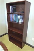 HON DARK MAHOGANY BOOKCASE