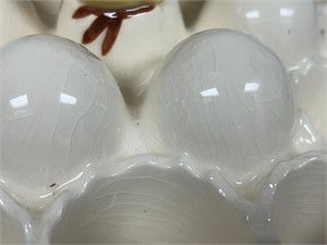 Cute duck egg tray with some crazing