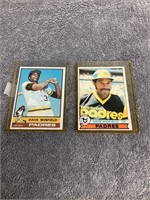 1976 & 1979 Topps Dave Winfield Cards   HOF