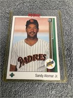1989 Upper Deck Rookie Card Sandy Alomar Jr  HOF