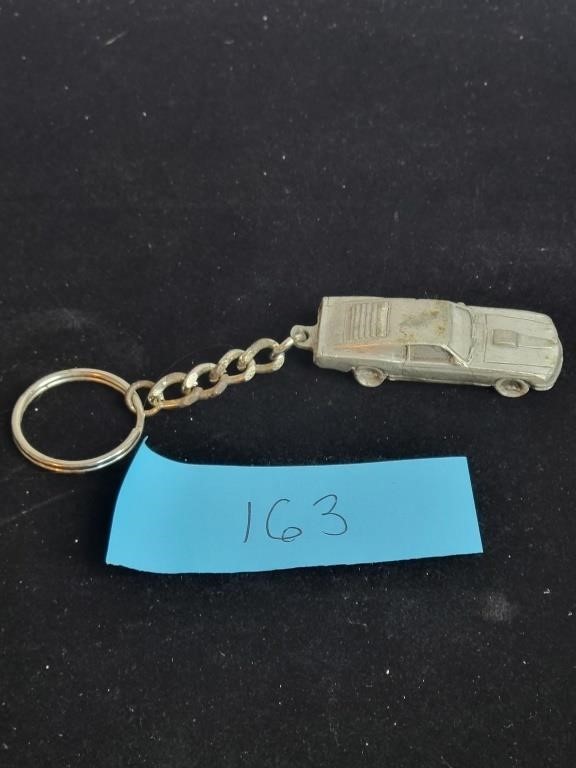 pewter Mustang Keychain