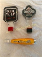 Red Wolf, Odouls, and Bud Light Beer Taps