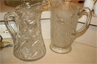 SELECTION OF CRYSTAL PITCHERS