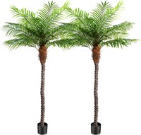 8.5ft Artificial Phoenix Palm Tree 2Pack