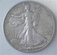 1939-D Liberty Walking Half Dollar