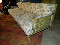 Vintage Retro Olive Green Couch