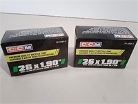 Two CCM 26" Bicycle Tubes