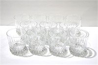 11 Crystal Bourbon Glasses