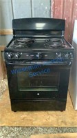 GE BLACK ELECTRIC STOVE