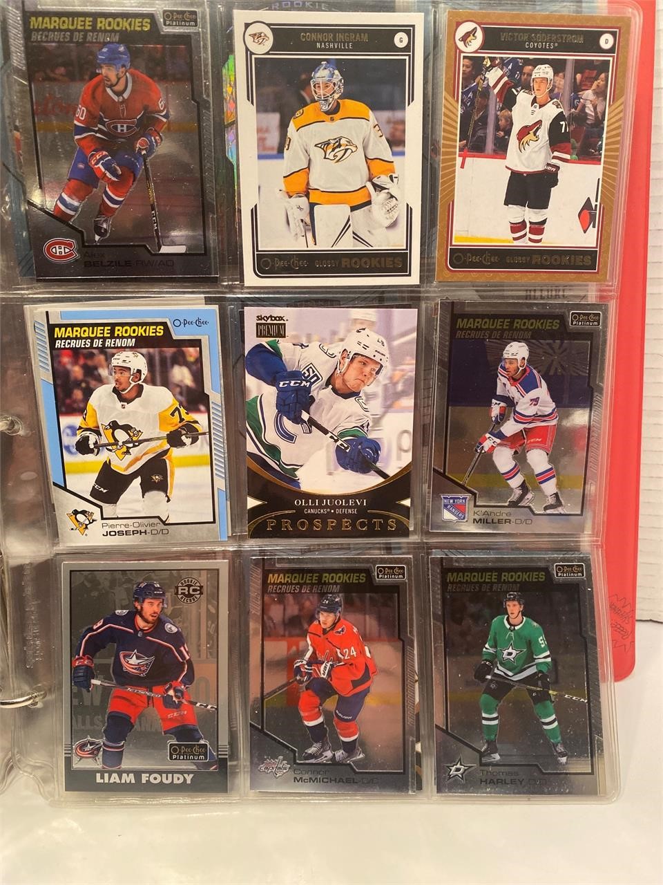 Hockey Rookie Card Lot