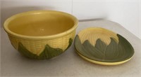 Shawnee bowl and plate