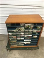 2 Parts Cabinets & Contents - 26 x 7.5 x 26