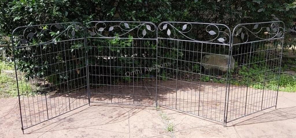 4 Panel Metal Folding Fence