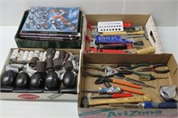 4 Trays of Tools & Books