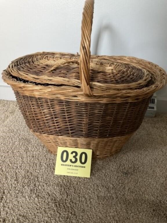 Large wicker basket