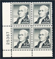 USA #1053 PLATE# BLOCK OF 4 MINT VF-EXTRA FINE NH