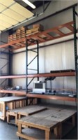 (2) sections 9' x196" Pallet racks