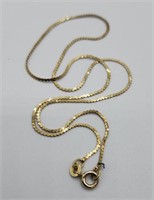 14k Yellow Gold Chain Necklace 2.1g
