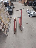 Vintage  wee Wheelers  scooters