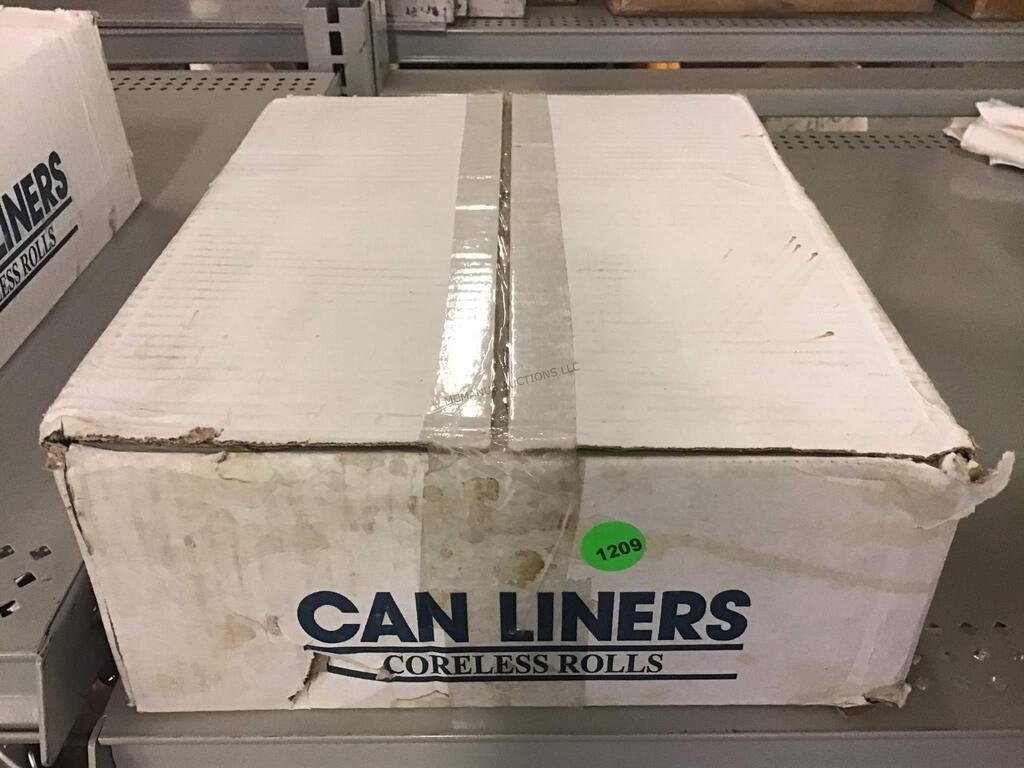 Box of 1000 can liners. 24x24in