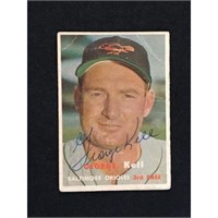 1957 Topps George Kell Signed Card