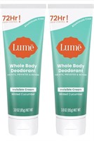 Lume Whole Body Deodorant - Invisible Cream Tube