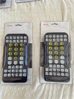 2 large remote controls