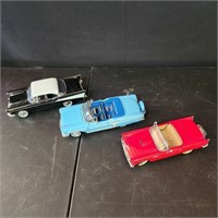 Thunderbird, Impala, and Bel Aire Model Cars