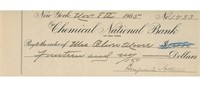 B. Altman signed check