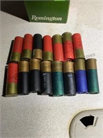 Assortment of shotgun shells assumed 12 gauge